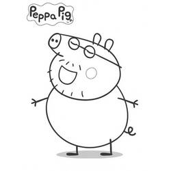 Dibujo para colorear: Peppa Pig (Dibujos animados) #44000 - Dibujos para Colorear e Imprimir Gratis