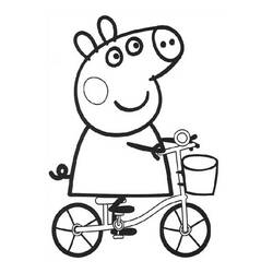 Dibujo para colorear: Peppa Pig (Dibujos animados) #44025 - Dibujos para Colorear e Imprimir Gratis