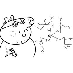 Dibujo para colorear: Peppa Pig (Dibujos animados) #44086 - Dibujos para Colorear e Imprimir Gratis