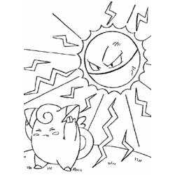 Dibujo para colorear: Pokemon (Dibujos animados) #24669 - Dibujos para Colorear e Imprimir Gratis