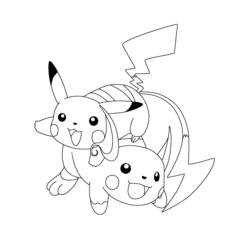 Dibujo para colorear: Pokemon (Dibujos animados) #24707 - Dibujos para Colorear e Imprimir Gratis