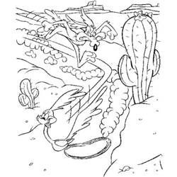 Dibujo para colorear: Road Runner and Wile E. Coyote (Dibujos animados) #47144 - Dibujos para Colorear e Imprimir Gratis