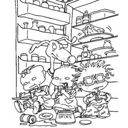 Dibujo para colorear: Rugrats (Dibujos animados) #52815 - Dibujos para Colorear e Imprimir Gratis