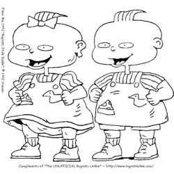 Dibujo para colorear: Rugrats (Dibujos animados) #52843 - Dibujos para Colorear e Imprimir Gratis
