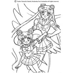 Dibujo para colorear: Sailor Moon (Dibujos animados) #50244 - Dibujos para Colorear e Imprimir Gratis