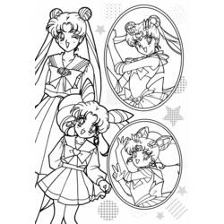 Dibujo para colorear: Sailor Moon (Dibujos animados) #50301 - Dibujos para Colorear e Imprimir Gratis