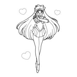 Dibujo para colorear: Sailor Moon (Dibujos animados) #50315 - Dibujos para Colorear e Imprimir Gratis