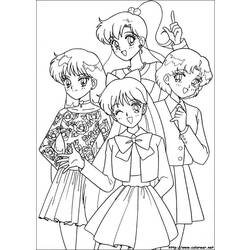 Dibujo para colorear: Sailor Moon (Dibujos animados) #50324 - Dibujos para Colorear e Imprimir Gratis