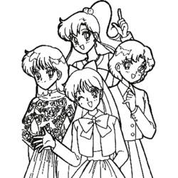 Dibujo para colorear: Sailor Moon (Dibujos animados) #50342 - Dibujos para Colorear e Imprimir Gratis
