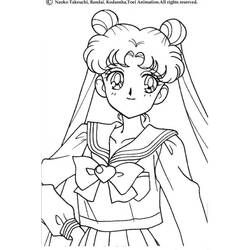 Dibujo para colorear: Sailor Moon (Dibujos animados) #50353 - Dibujos para Colorear e Imprimir Gratis