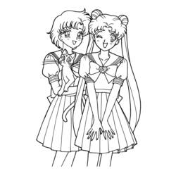 Dibujo para colorear: Sailor Moon (Dibujos animados) #50370 - Dibujos para Colorear e Imprimir Gratis