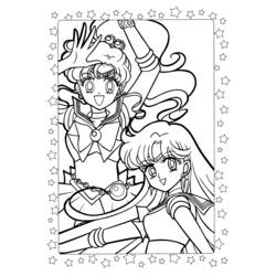 Dibujo para colorear: Sailor Moon (Dibujos animados) #50388 - Dibujos para Colorear e Imprimir Gratis