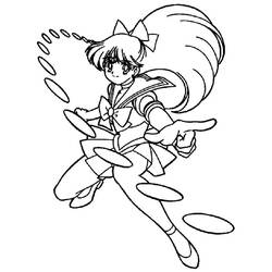 Dibujo para colorear: Sailor Moon (Dibujos animados) #50391 - Dibujos para Colorear e Imprimir Gratis
