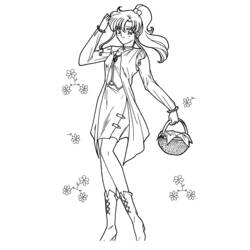 Dibujo para colorear: Sailor Moon (Dibujos animados) #50408 - Dibujos para Colorear e Imprimir Gratis