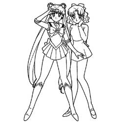 Dibujo para colorear: Sailor Moon (Dibujos animados) #50413 - Dibujos para Colorear e Imprimir Gratis