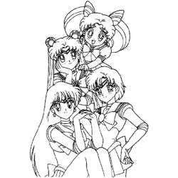 Dibujo para colorear: Sailor Moon (Dibujos animados) #50415 - Dibujos para Colorear e Imprimir Gratis