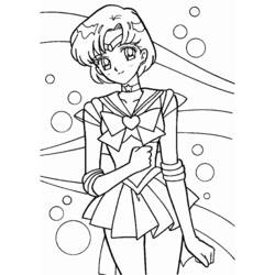 Dibujo para colorear: Sailor Moon (Dibujos animados) #50422 - Dibujos para Colorear e Imprimir Gratis