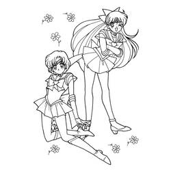 Dibujo para colorear: Sailor Moon (Dibujos animados) #50433 - Dibujos para Colorear e Imprimir Gratis