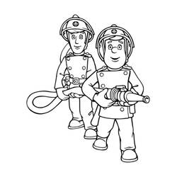 Dibujo para colorear: Sam the Fireman (Dibujos animados) #39774 - Dibujos para Colorear e Imprimir Gratis