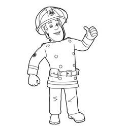 Dibujo para colorear: Sam the Fireman (Dibujos animados) #39785 - Dibujos para Colorear e Imprimir Gratis