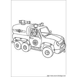 Dibujo para colorear: Sam the Fireman (Dibujos animados) #39849 - Dibujos para Colorear e Imprimir Gratis