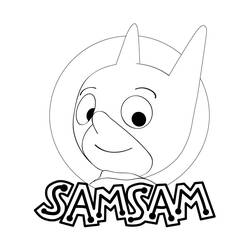 Dibujo para colorear: SamSam (Dibujos animados) #39597 - Dibujos para Colorear e Imprimir Gratis