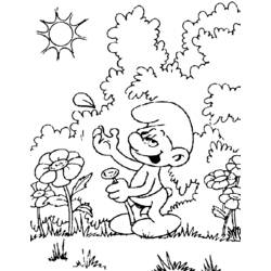 Dibujo para colorear: Schtroumpfs (Dibujos animados) #34570 - Dibujos para Colorear e Imprimir Gratis