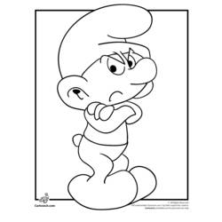 Dibujo para colorear: Schtroumpfs (Dibujos animados) #34635 - Dibujos para Colorear e Imprimir Gratis