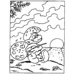 Dibujo para colorear: Schtroumpfs (Dibujos animados) #34709 - Dibujos para Colorear e Imprimir Gratis