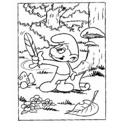 Dibujo para colorear: Schtroumpfs (Dibujos animados) #34774 - Dibujos para Colorear e Imprimir Gratis