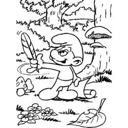 Dibujo para colorear: Schtroumpfs (Dibujos animados) #34788 - Dibujos para Colorear e Imprimir Gratis