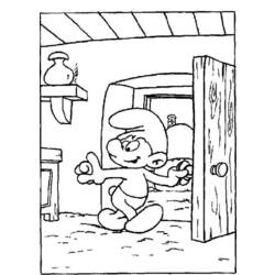 Dibujo para colorear: Schtroumpfs (Dibujos animados) #34804 - Dibujos para Colorear e Imprimir Gratis