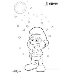 Dibujo para colorear: Schtroumpfs (Dibujos animados) #34888 - Dibujos para Colorear e Imprimir Gratis