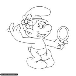 Dibujo para colorear: Schtroumpfs (Dibujos animados) #34918 - Dibujos para Colorear e Imprimir Gratis