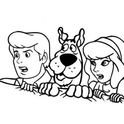 Dibujo para colorear: Scooby doo (Dibujos animados) #31374 - Dibujos para Colorear e Imprimir Gratis