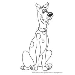 Dibujo para colorear: Scooby doo (Dibujos animados) #31398 - Dibujos para Colorear e Imprimir Gratis
