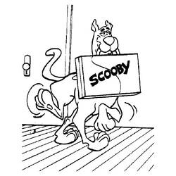 Dibujo para colorear: Scooby doo (Dibujos animados) #31400 - Dibujos para Colorear e Imprimir Gratis