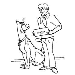 Dibujo para colorear: Scooby doo (Dibujos animados) #31412 - Dibujos para Colorear e Imprimir Gratis