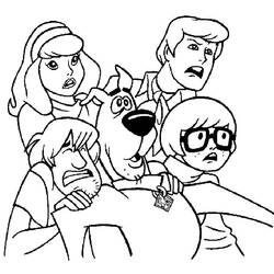 Dibujo para colorear: Scooby doo (Dibujos animados) #31419 - Dibujos para Colorear e Imprimir Gratis