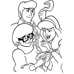 Dibujo para colorear: Scooby doo (Dibujos animados) #31444 - Dibujos para Colorear e Imprimir Gratis