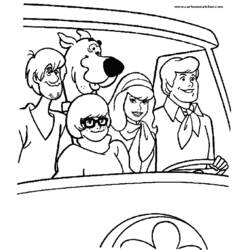 Dibujo para colorear: Scooby doo (Dibujos animados) #31450 - Dibujos para Colorear e Imprimir Gratis