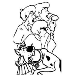 Dibujo para colorear: Scooby doo (Dibujos animados) #31451 - Dibujos para Colorear e Imprimir Gratis