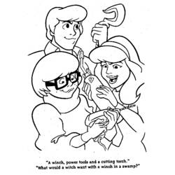 Dibujo para colorear: Scooby doo (Dibujos animados) #31491 - Dibujos para Colorear e Imprimir Gratis