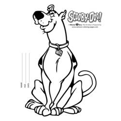 Dibujo para colorear: Scooby doo (Dibujos animados) #31511 - Dibujos para Colorear e Imprimir Gratis
