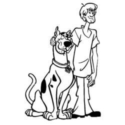 Dibujo para colorear: Scooby doo (Dibujos animados) #31512 - Dibujos para Colorear e Imprimir Gratis