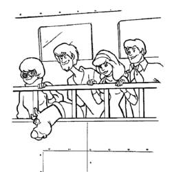 Dibujo para colorear: Scooby doo (Dibujos animados) #31556 - Dibujos para Colorear e Imprimir Gratis