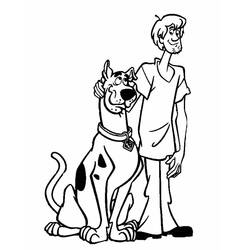 Dibujo para colorear: Scooby doo (Dibujos animados) #31577 - Dibujos para Colorear e Imprimir Gratis