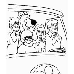 Dibujo para colorear: Scooby doo (Dibujos animados) #31578 - Dibujos para Colorear e Imprimir Gratis