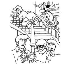 Dibujo para colorear: Scooby doo (Dibujos animados) #31618 - Dibujos para Colorear e Imprimir Gratis