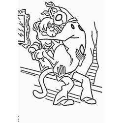 Dibujo para colorear: Scooby doo (Dibujos animados) #31624 - Dibujos para Colorear e Imprimir Gratis